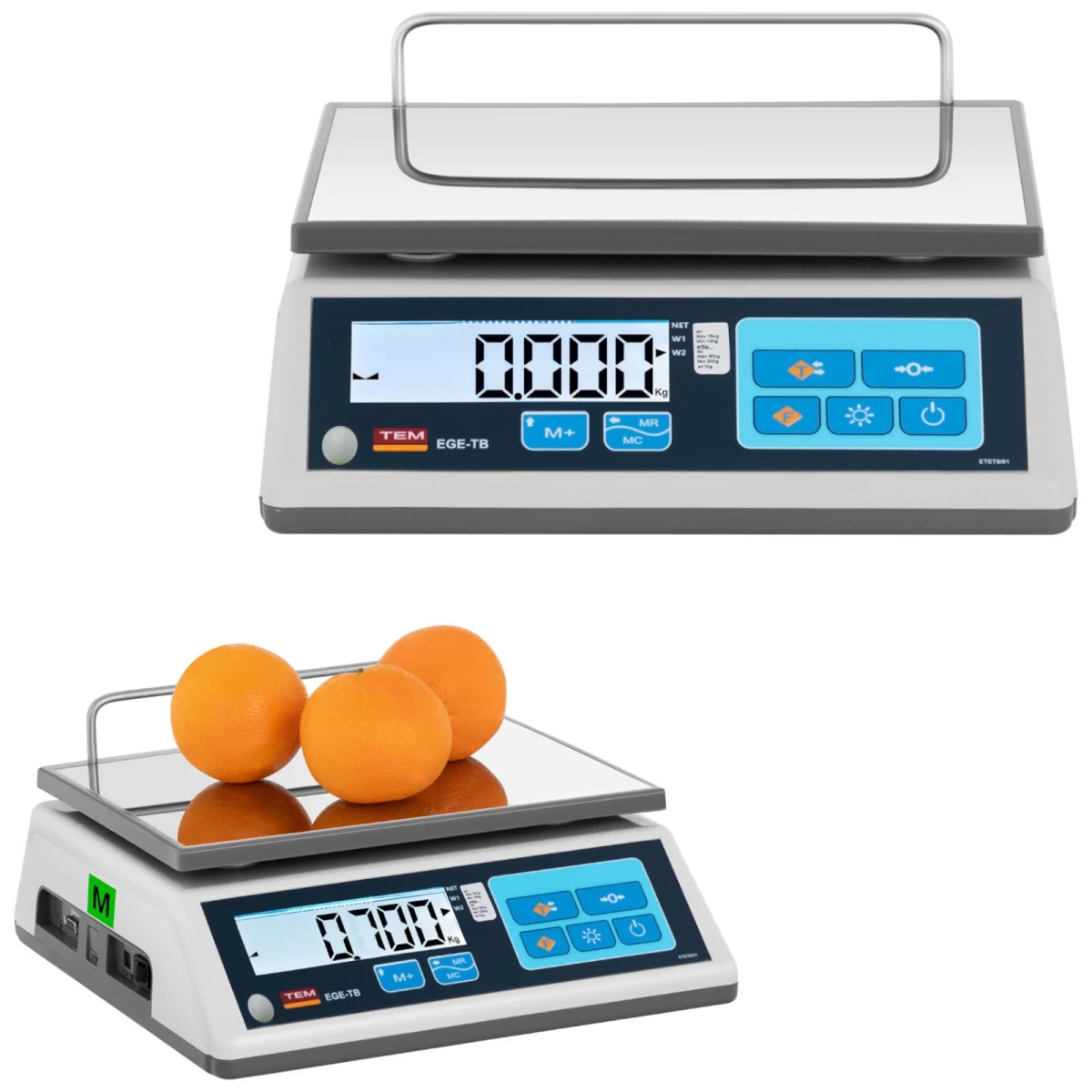 Komercinės Svarstyklės 30 Kg / 10 G Lcd M Legalizacija Komercinės Svarstyklės 30 Kg / 10 G Lcd M Legalizacija