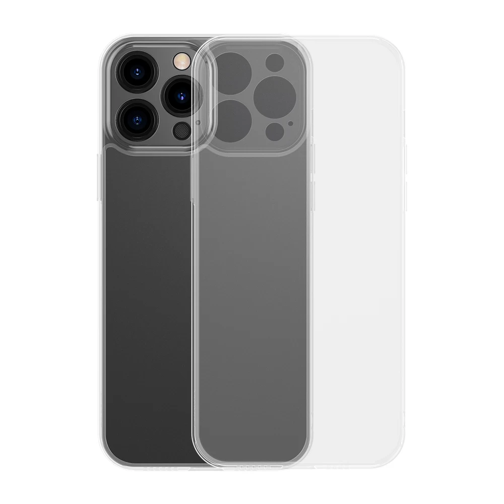 Korpusas Iphone 13 Pro Max Standus Korpusas Su Gelio Rėmeliu, Skaidrus
