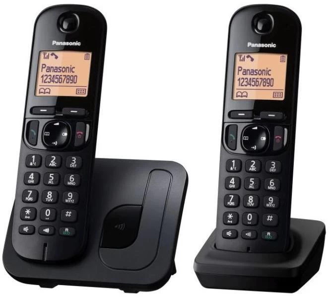 Kx-tgc212 Dect Black+ Papildomas Telefono Aparatas
