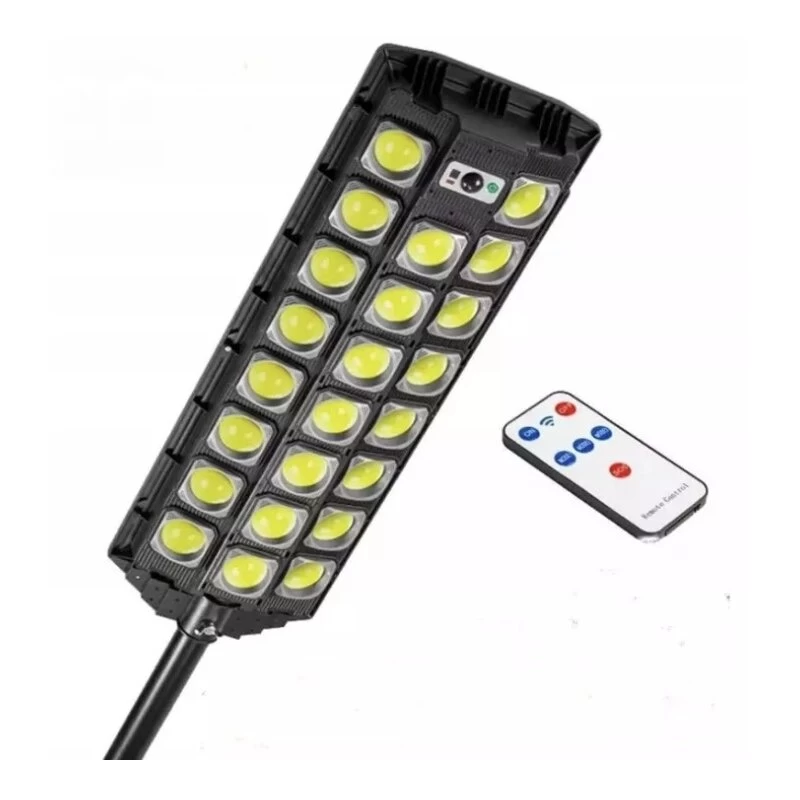 Led lauko šviestuvas 1200W su saulės kolektoriumi ir valdymo pultu Led lauko šviestuvas 1200W su saulės kolektoriumi ir valdymo pultu