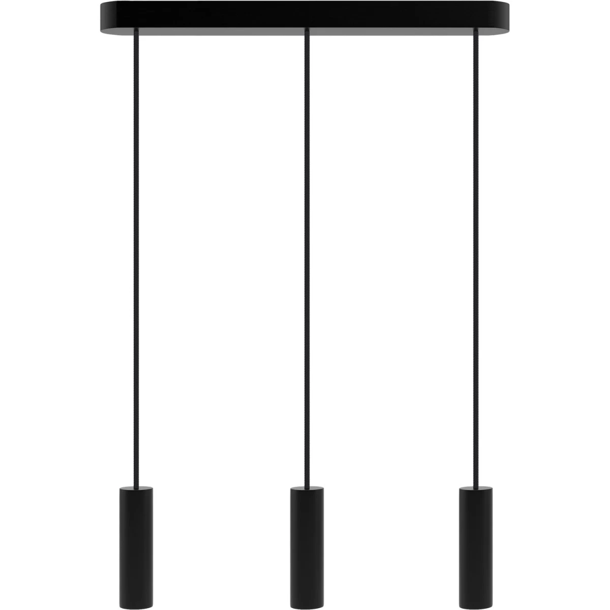 madera 3-lapelių Juoda