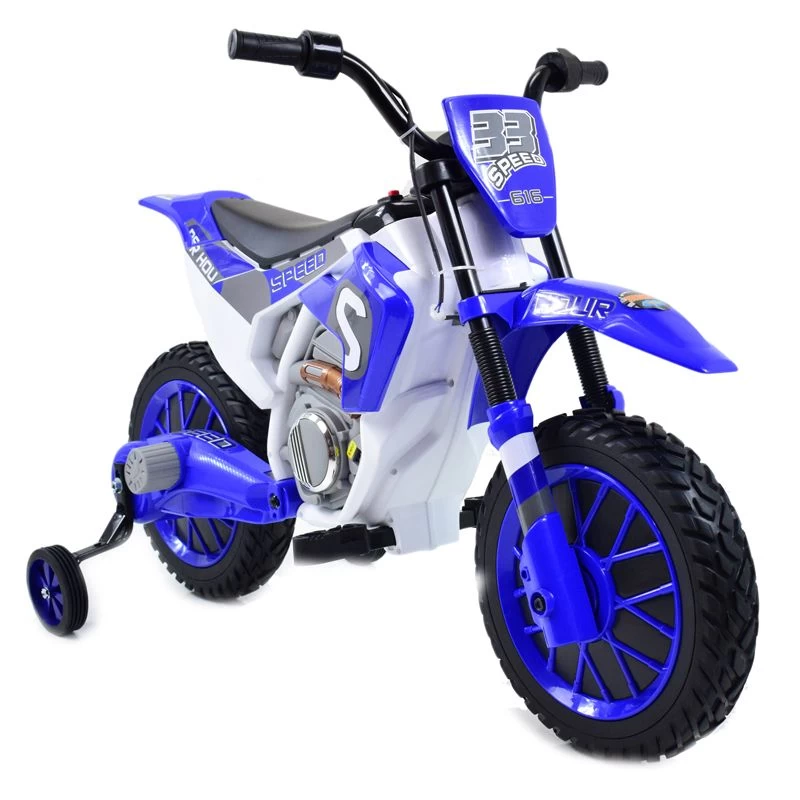 Mega Motociklas Enduro - Minkšti Ratai, Amortizatorius, 12v, Itin Kokybiškas Dėklas/xmx616