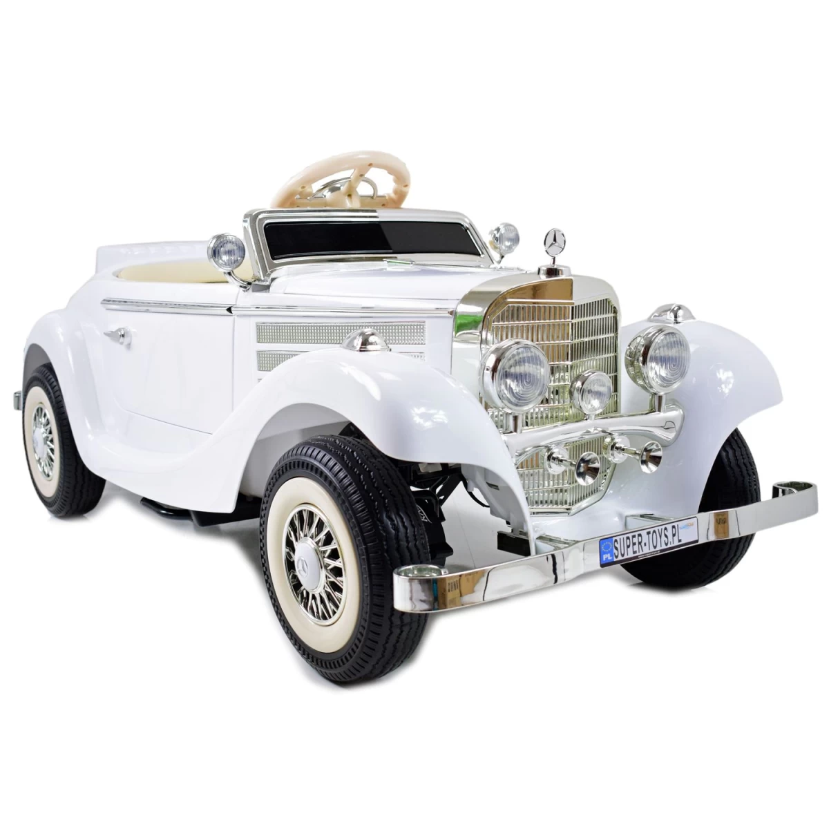 Mercedes Retro Type 540k Vaikui Ir Tėvams, Minkšti Eva Ratlankiai, Minkšta Sėdynė, Pilna Komplektacija/a200 Mercedes Retro Type 540k Vaikui Ir Tėvams, Minkšti Eva Ratlankiai, Minkšta Sėdynė, Pilna Komplektacija/a200