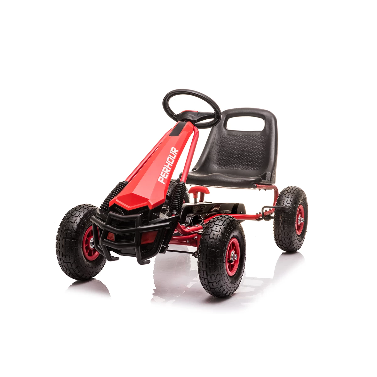 Minamas vaikiškas kartingas HATIS, raudonas
