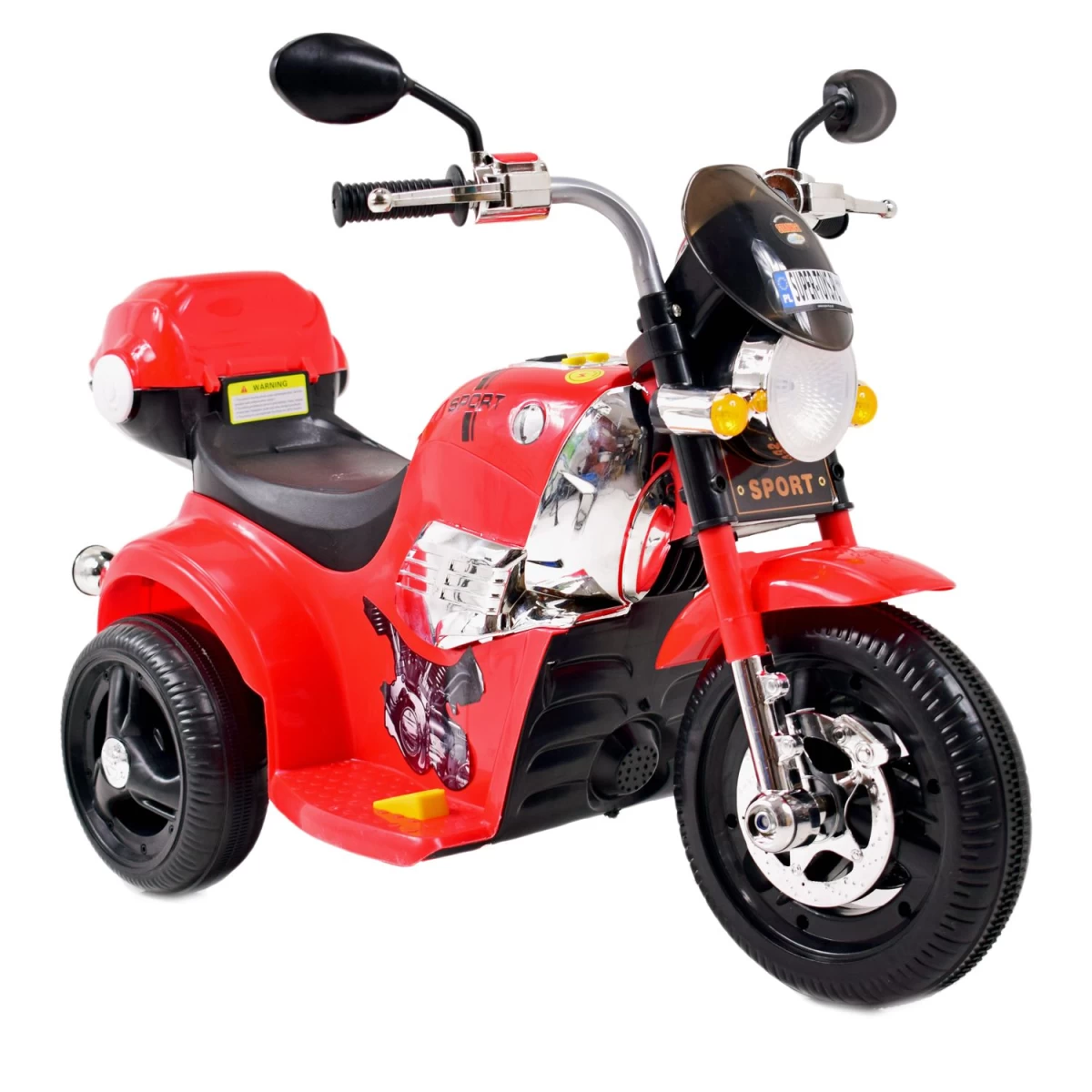 Motociklas Chopper Sport Su Bagažine, Gaidžiu Ir Garsais/x818