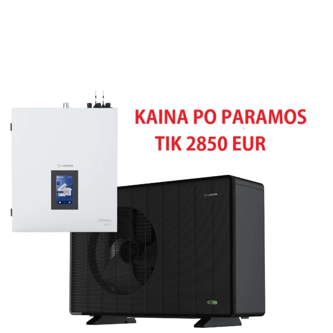 Nordis ULTIMA MONO šilumos siurblys oras/vanduo 16kW Nordis ULTIMA MONO šilumos siurblys oras/vanduo 16kW