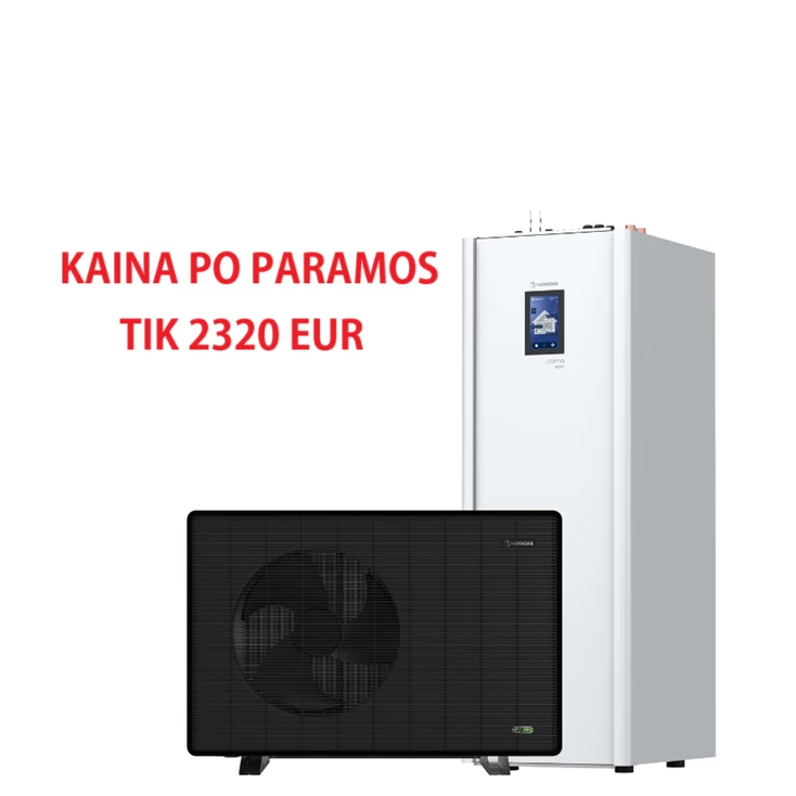 Nordis ULTIMA MONO šilumos siurblys oras/vanduo 9.5kW su integruotu boileriu