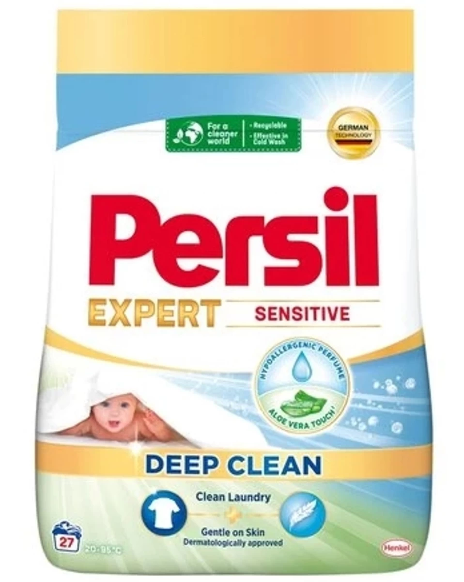 persil Expert Sensitive, Skalbimo Milteliai Baltiems Skalbiniams, 1,49 Kg