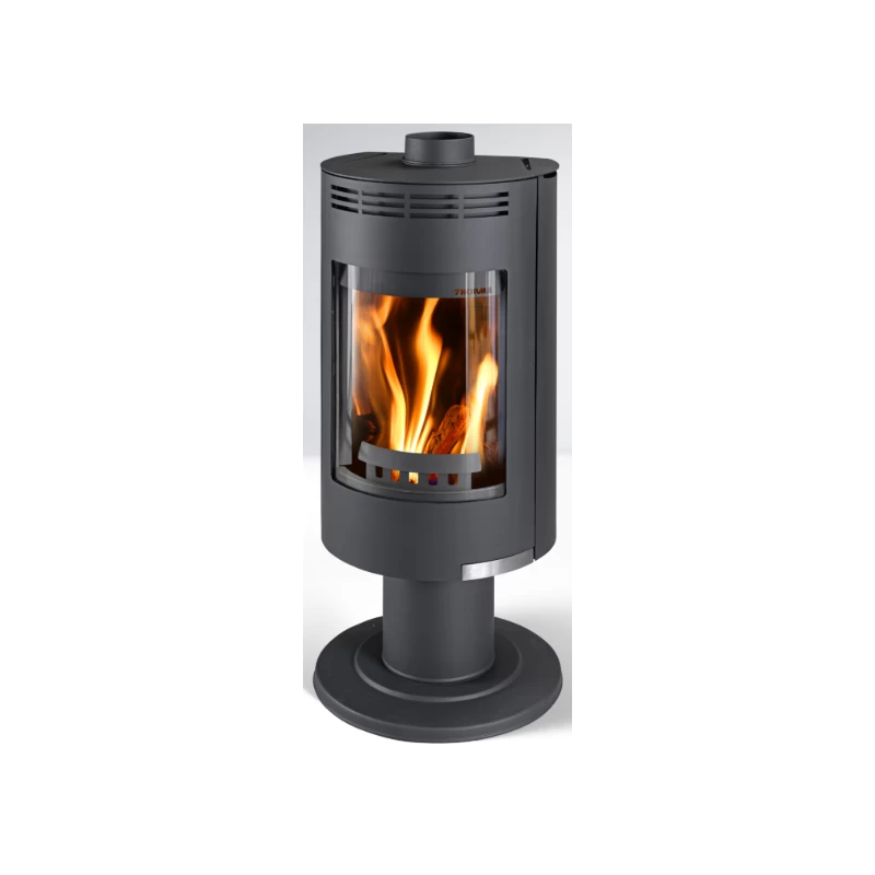 Plieninė krosnelė Thorma Andorra Exclusive, juoda, su koja
