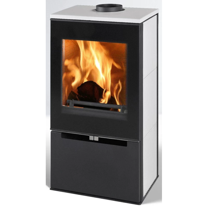 Plieninė krosnelė Thorma Cremona Top, su keramika, 4 - 12kW