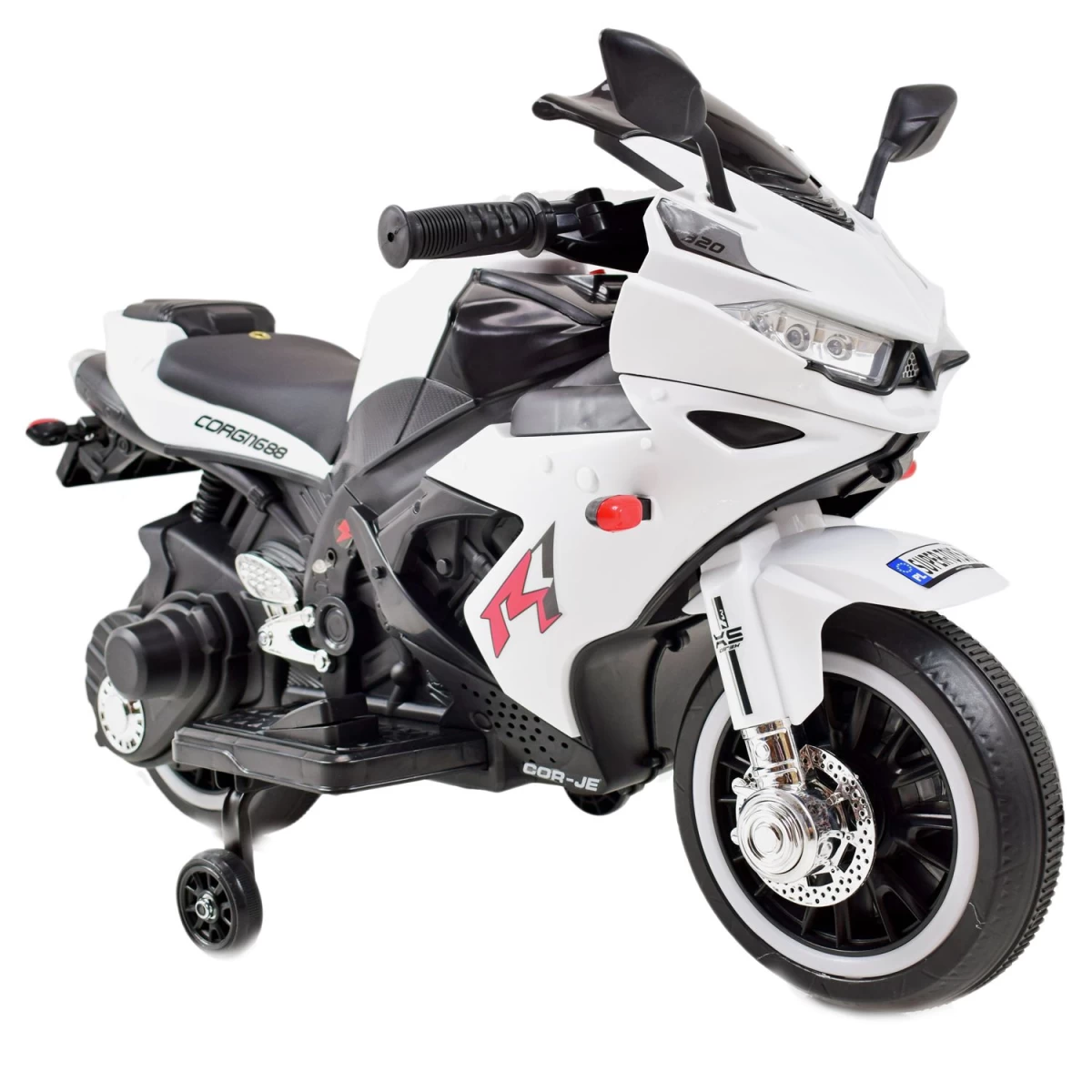 Power Racer 2 Motors - Pirmasis Vaikiškas Motociklas/kr320