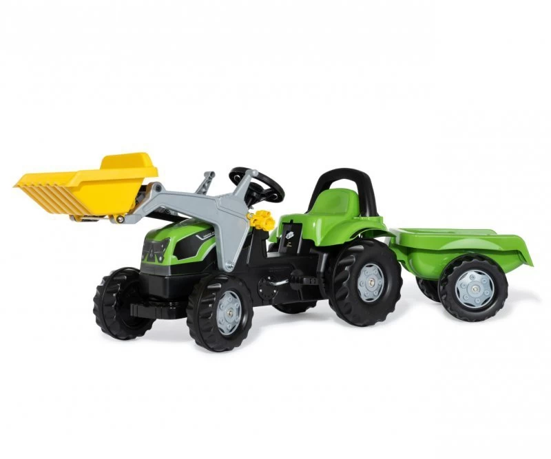 Rolly Toys 023196 Rolly Kid Deutz Fahir 5115g Tb Traktorius Su Kaušu Ir Priekaba