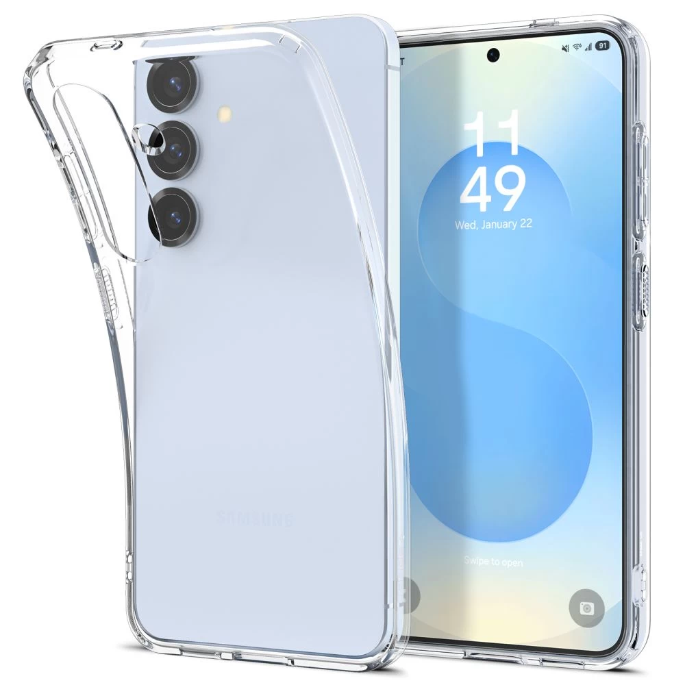 samsung Galaxy S25+ Skystųjų Kristalų Dėklas - Skaidrus
