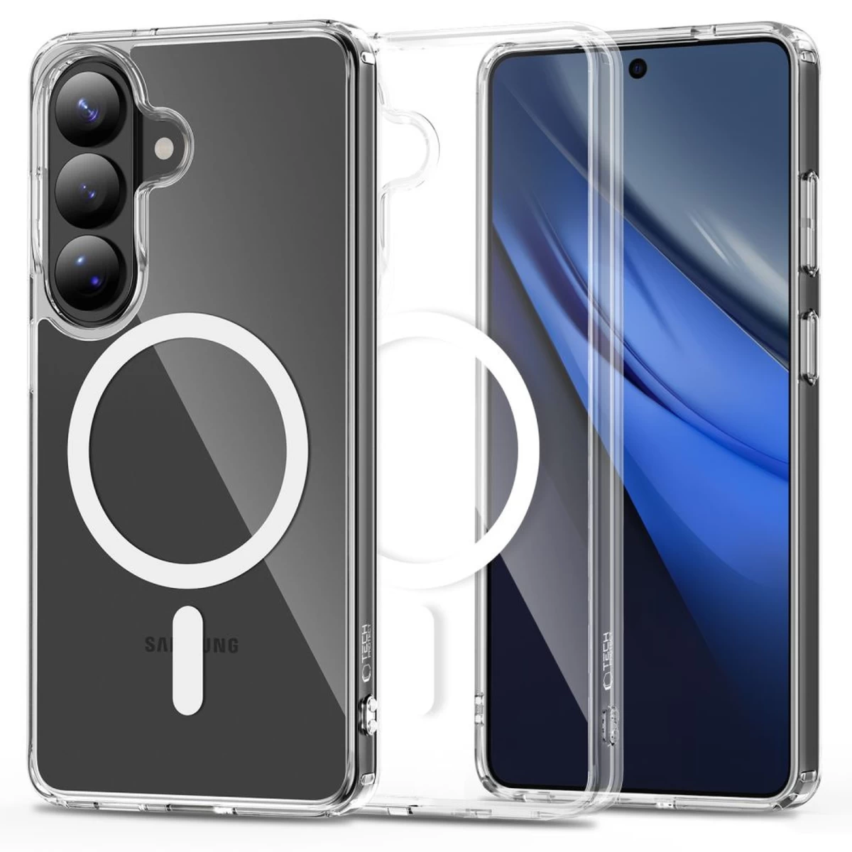 samsung Galaxy S26 Flexair Hybrid Magsafe Dėklas - Skaidrus