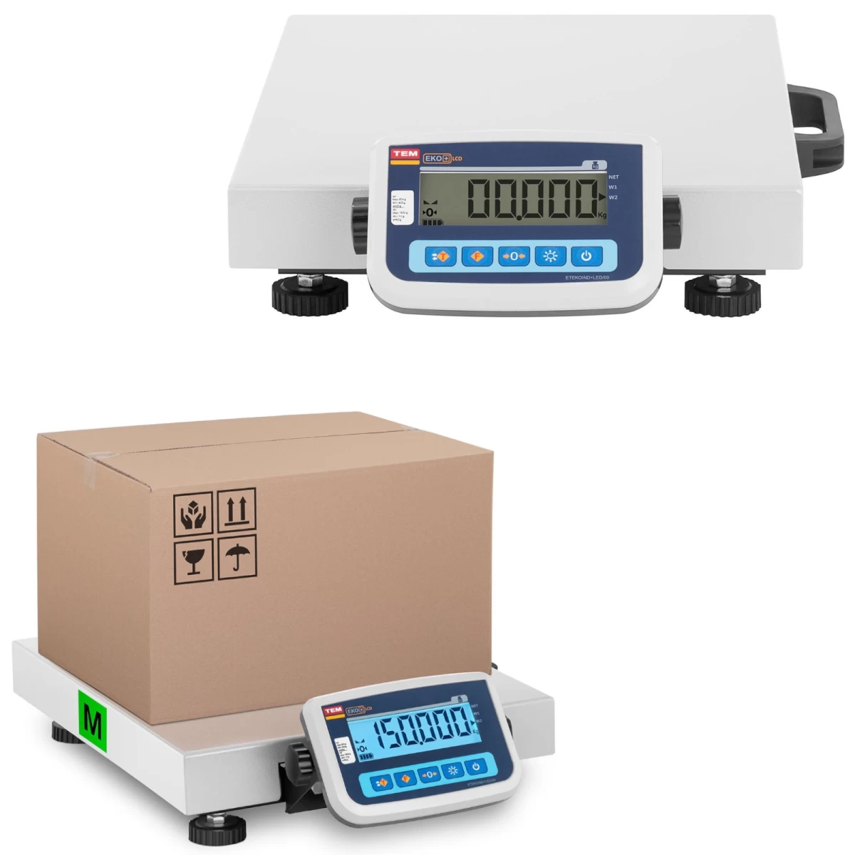 Sandėlio Siuntų Svarstyklės 150 Kg / 50 G Lcd M Legalizacija Sandėlio Siuntų Svarstyklės 150 Kg / 50 G Lcd M Legalizacija