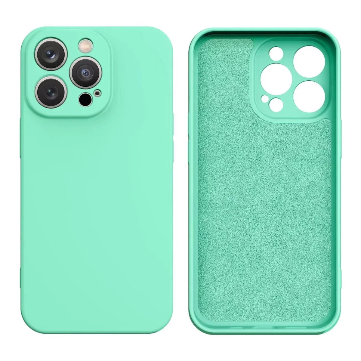 Silikoninis Dėklas iphone 14 Plus Silikoninis Dėklas Mėtų žalumo