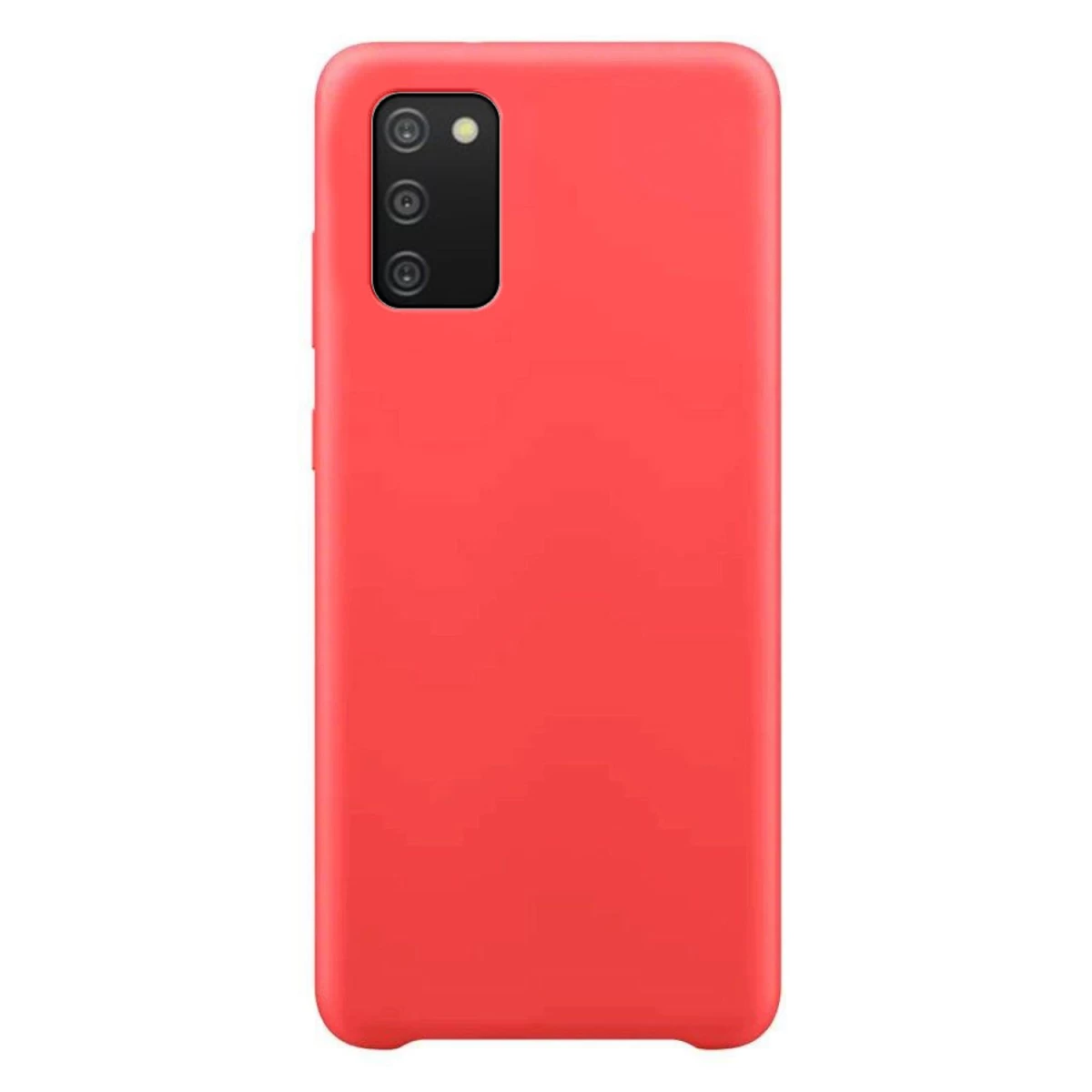 Silikoninis Dėklas Lankstus Silikoninis Dėklas Samsung Galaxy A03s Raudonas