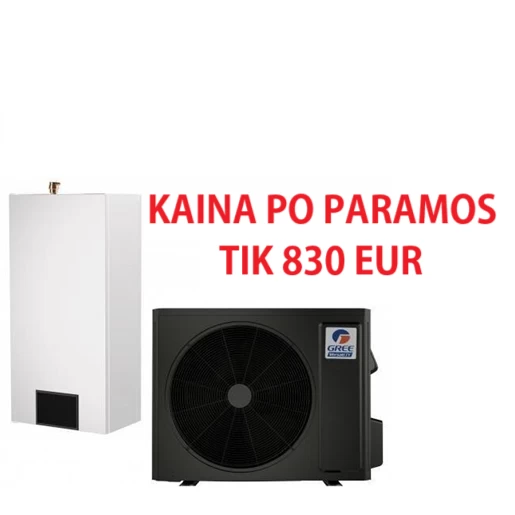 Šilumos siurblys oras/vanduo Gree Versati IV SPLIT, 8.3/8.4 kW