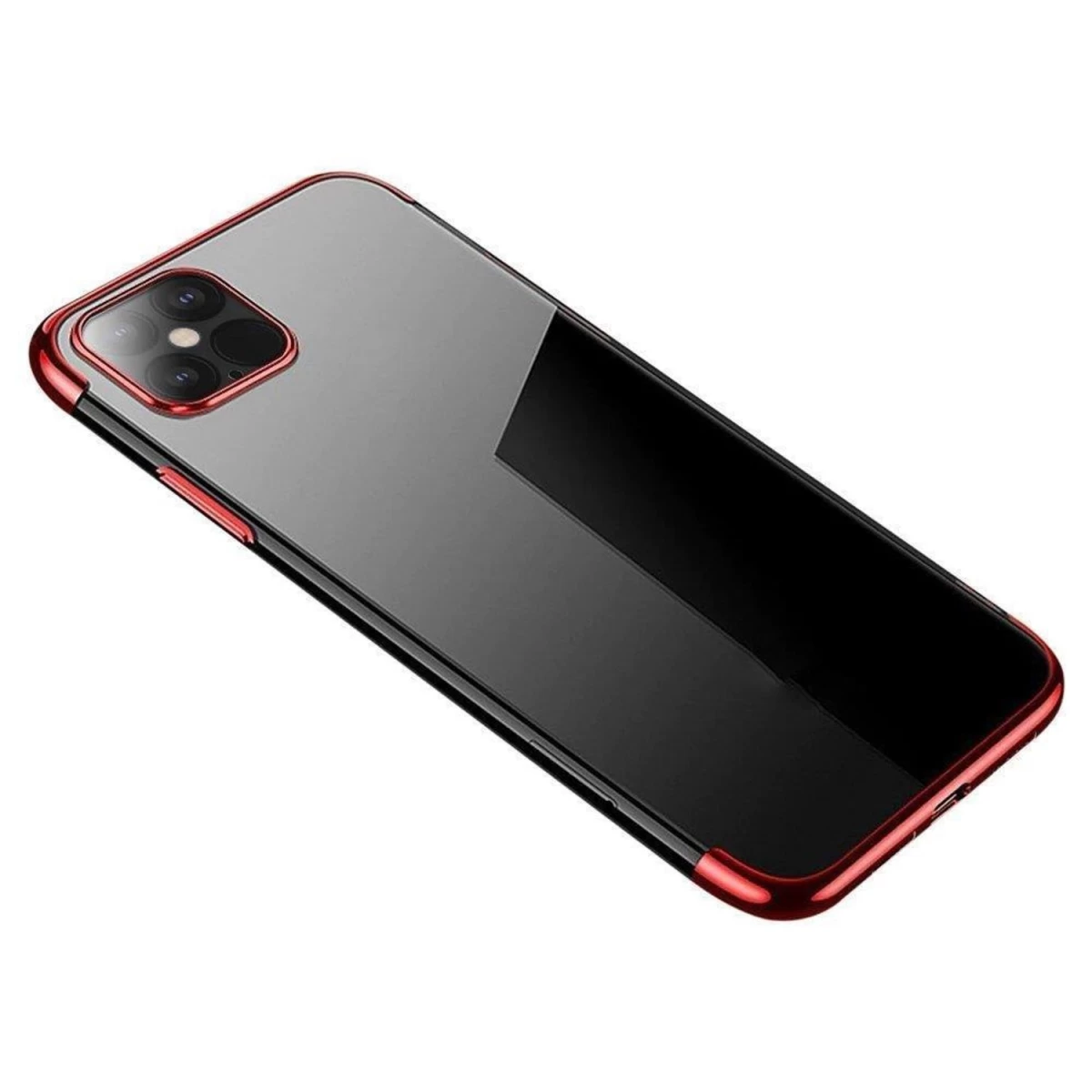 Skaidrios Spalvos Korpuso Gelinis Dangtelis Su Metaliniu Rėmeliu, Skirtas samsung Galaxy A13 5g, Raudonos Spalvos Skaidrios Spalvos Korpuso Gelinis Dangtelis Su Metaliniu Rėmeliu, Skirtas samsung Galaxy A13 5g, Raudonos Spalvos