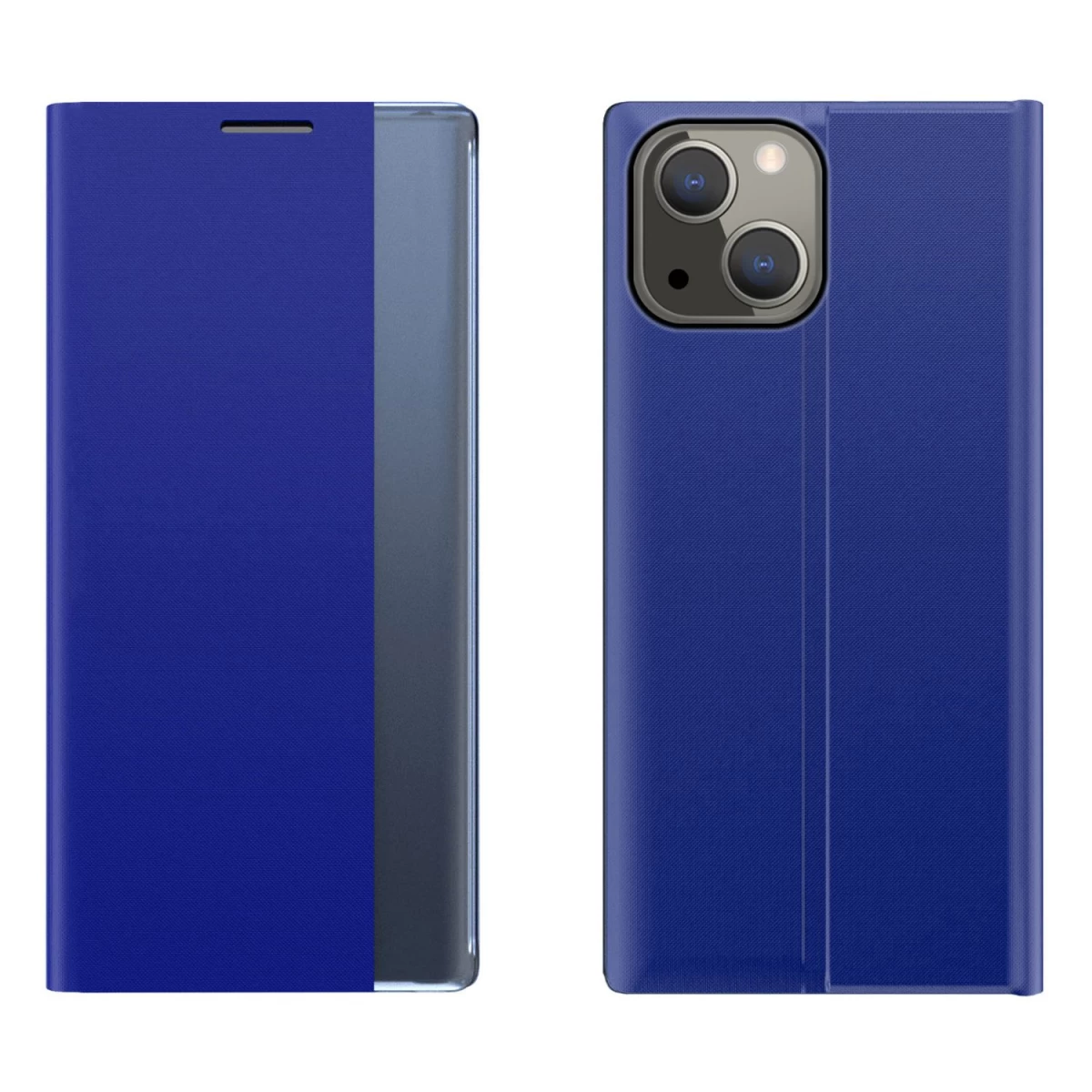 sleep Case - Išmanusis Dėklas Iphone 13 Su Atvartu, Mėlynas