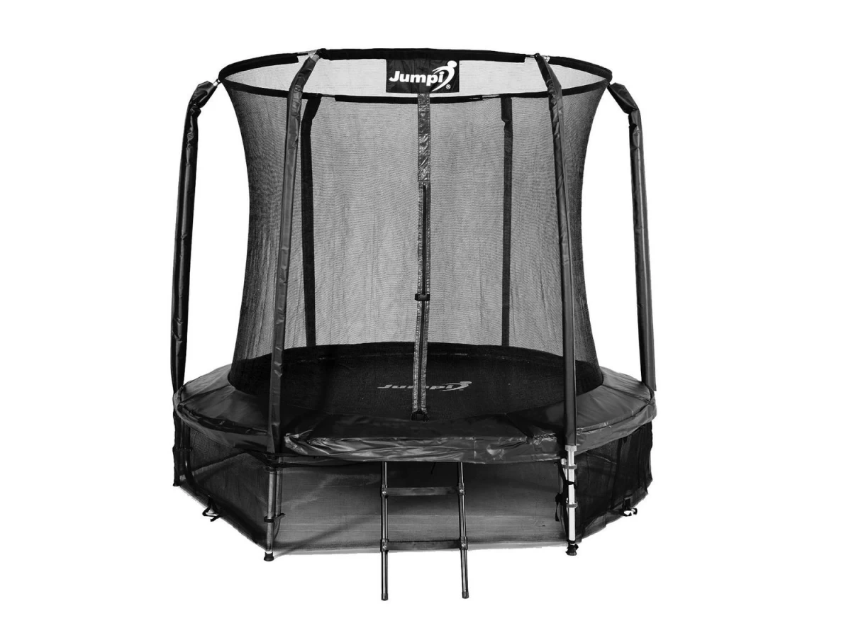 Sodo Batutas Jumpi 252cm/8ft Maxy Comfort Juodas Su Vidiniu Tinklu