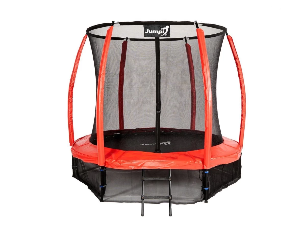 Sodo Batutas Jumpi 252cm/8ft Maxy Comfort Plus Red Su Vidiniu Tinklu