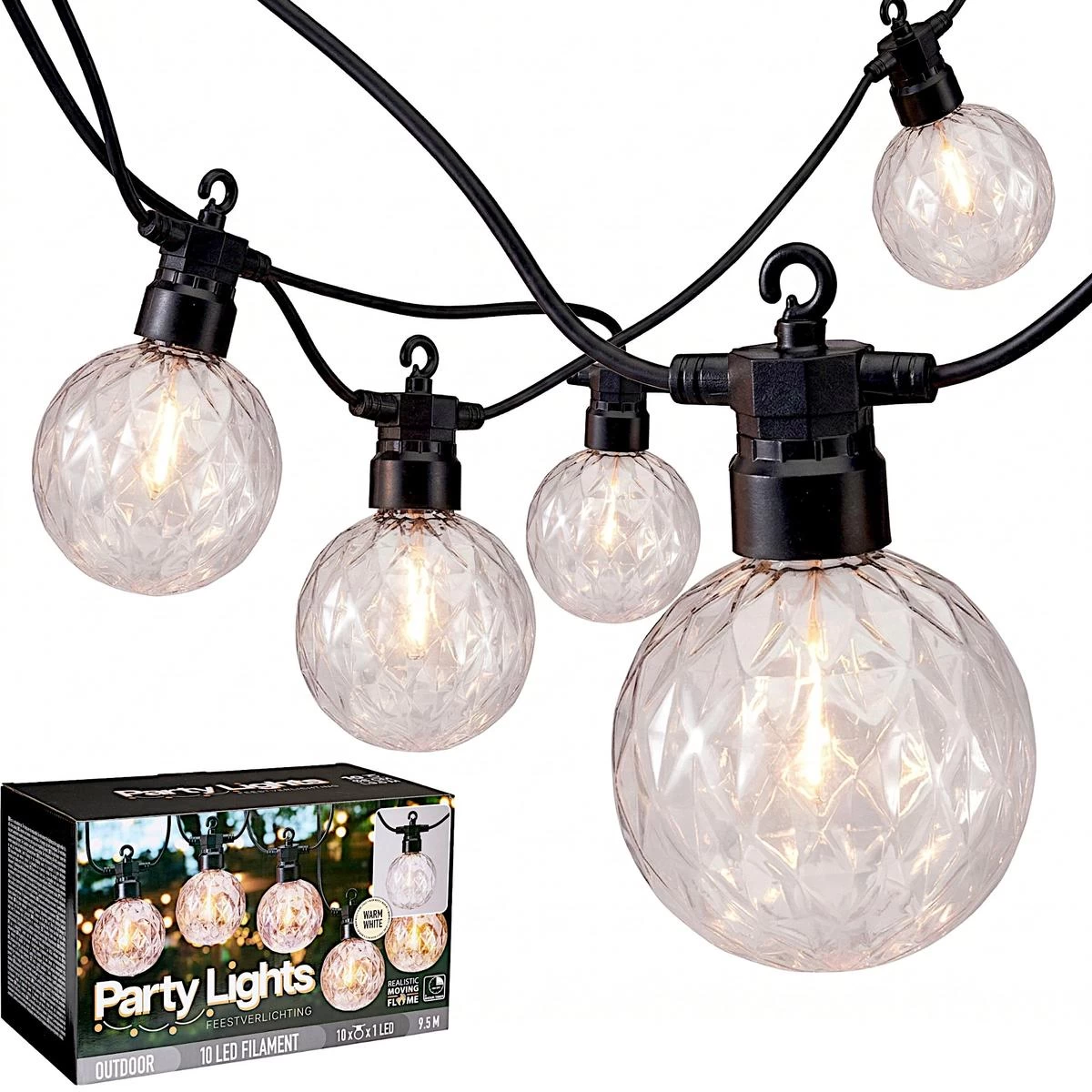 Sodo Girlianda šalis šviesa 10led