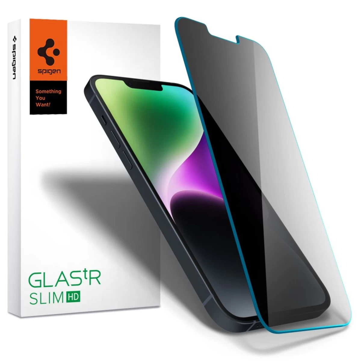 Spigen Glas.tr Plonas Grūdintas Stiklas Iphone 13/13 Pro/14 Privacy