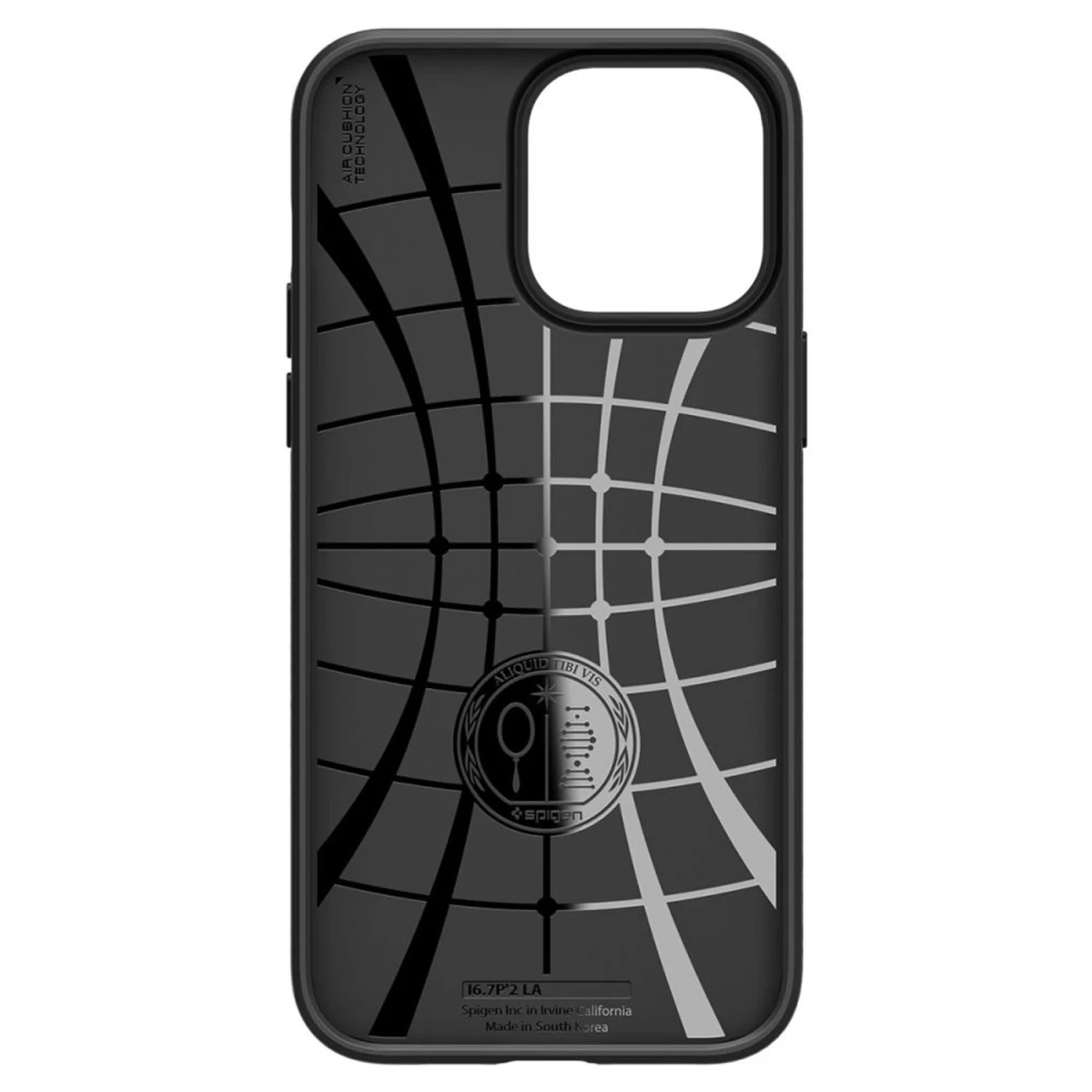 spigen Liquid Air Dėklas iphone 14 Pro Max - Matinės Juodos Spalvos