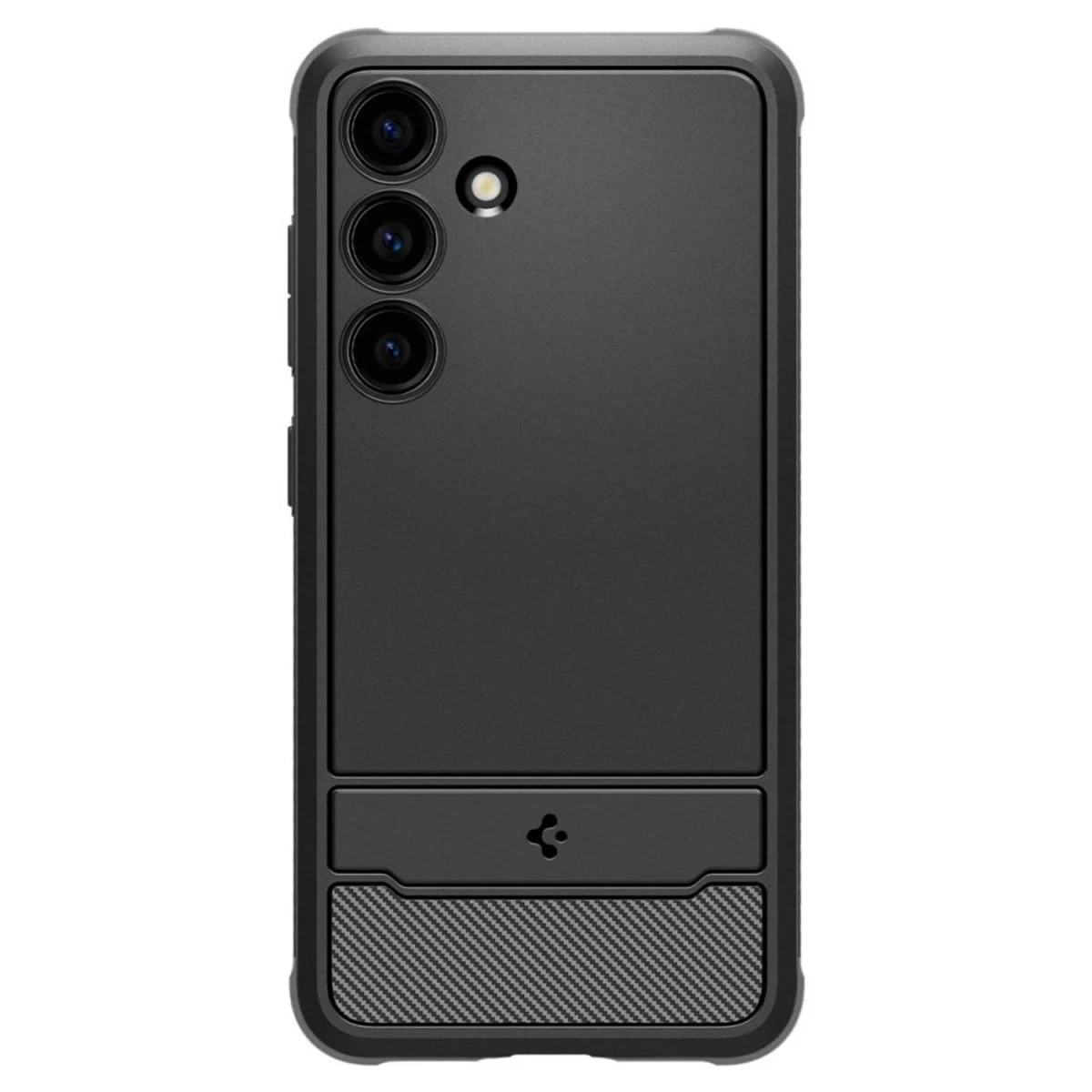 Spigen Rugged Armor Dėklas Samsung Galaxy S24 - Matinės Juodos Spalvos