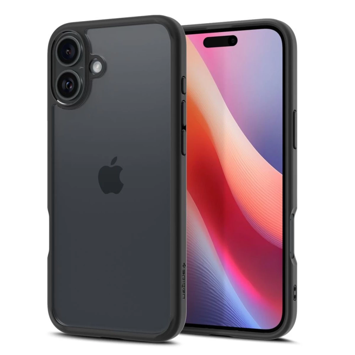 spigen Ultra Hybrid Dėklas iphone 16 - Matinės Juodos Spalvos