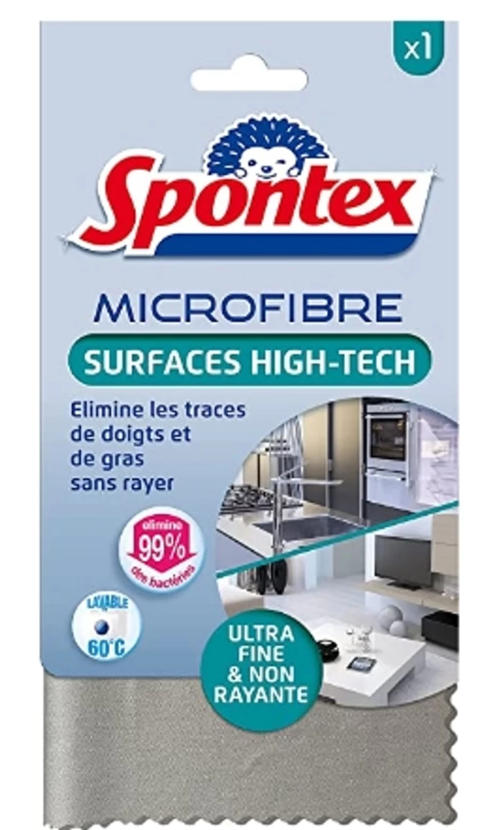Spontex, Aukštųjų Technologijų Paviršiai, Mikropluošto šluostė, 1 Vnt. (vokietijos Produktas). Spontex, Aukštųjų Technologijų Paviršiai, Mikropluošto šluostė, 1 Vnt. (vokietijos Produktas).