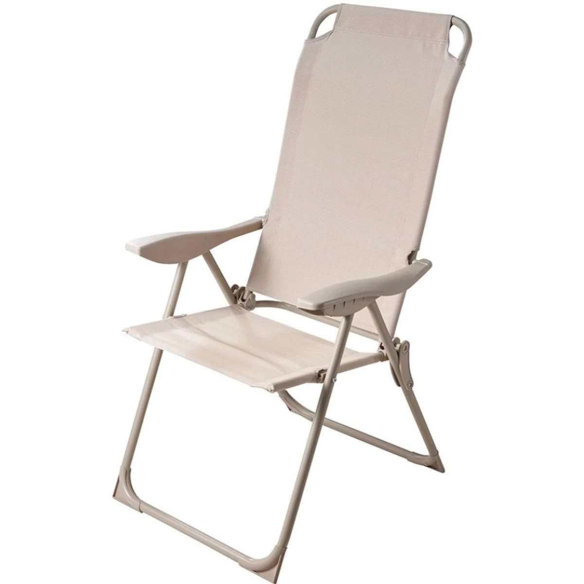 Turistinė Kėdė Su Porankiais Sulankstoma Smėlio Spalvos Redcliffs