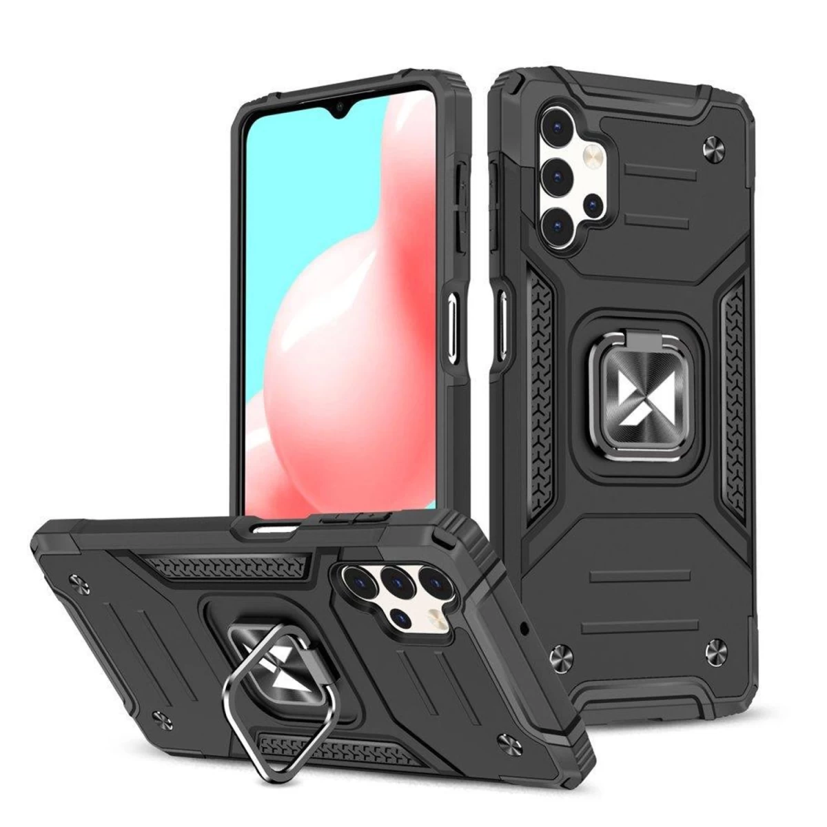 Wozinsky Ring Armor šarvuotas Hibridinis Dėklas + Magnetinis Laikiklis Samsung Galaxy A53 5g Juodas Wozinsky Ring Armor šarvuotas Hibridinis Dėklas + Magnetinis Laikiklis Samsung Galaxy A53 5g Juodas
