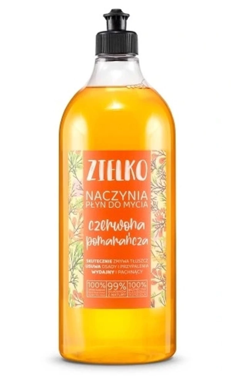 Zielko, Indų Plovimo Skystis, Raudonai Oranžinis, 1000 Ml.