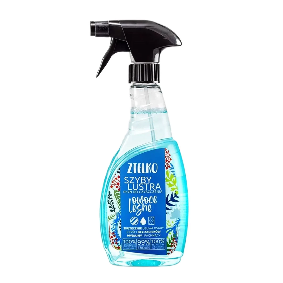 zielko Stiklo Ir Veidrodžių Valiklis miško Vaisiai, 500 Ml
