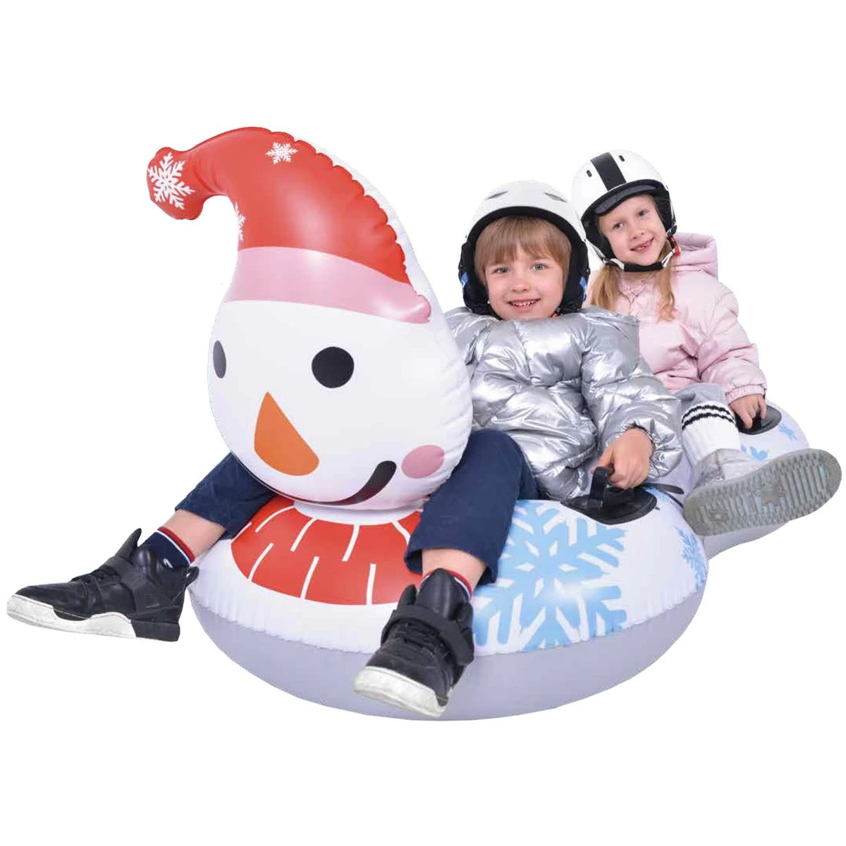 2 Asmenų Snowman Inflatable Sleighboard 138x74x80cm