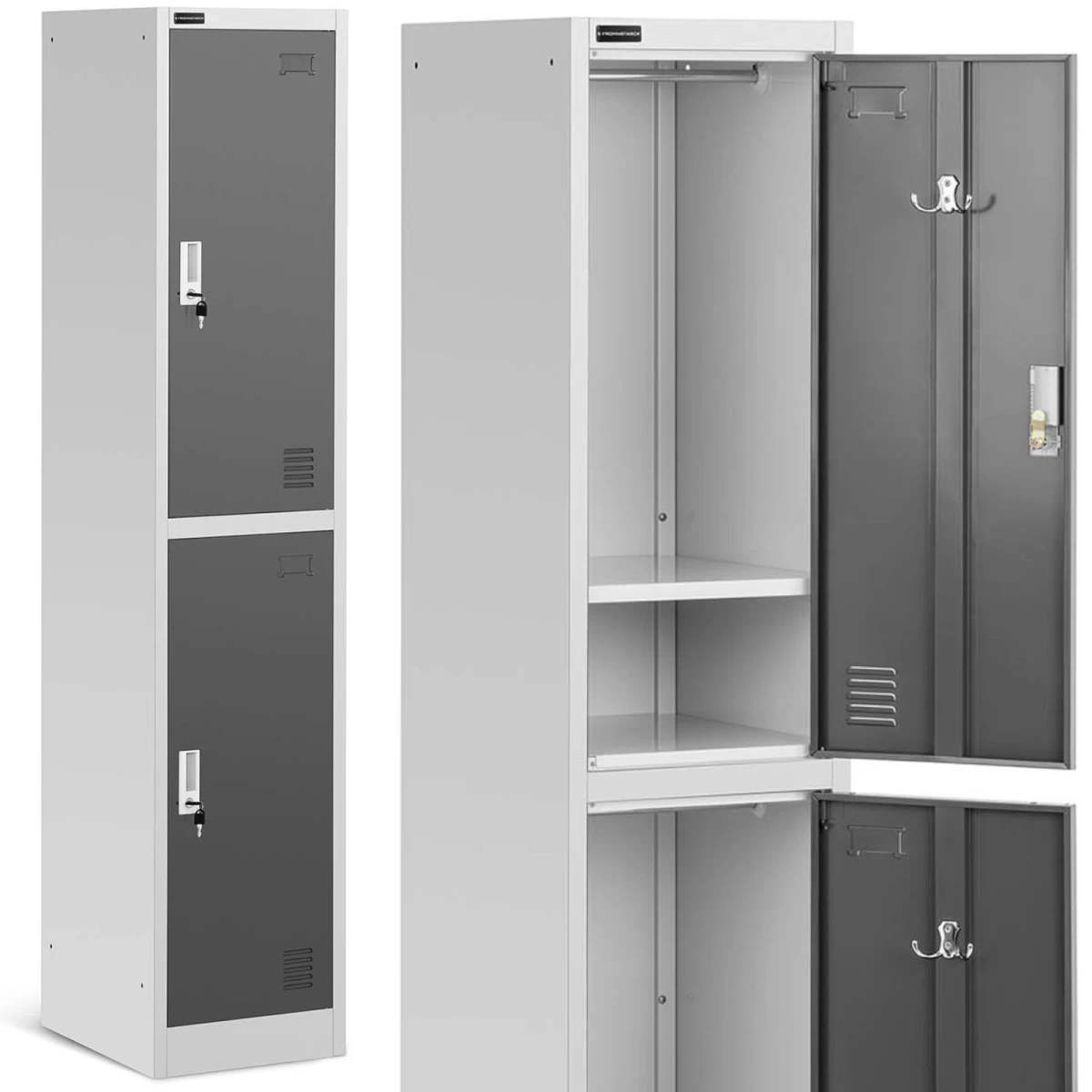 2 Durų Metalinė Spintelė Su Raktinėmis Spynomis 2 Durų Metalinė Spintelė Su Raktinėmis Spynomis