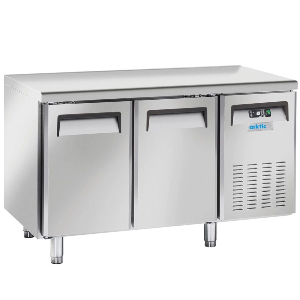 2 Durų šaldymo Stalas Su šoniniais Blokais Gn 1/1 260 L 570 W