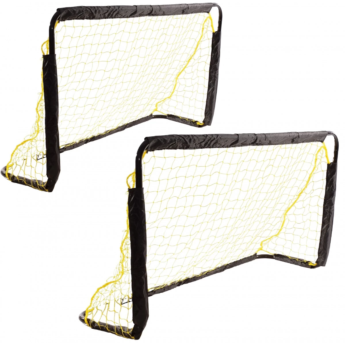 2 Futbolo Vartų Rinkinys Su Tinkleliu Enero 120x70x40 Cm