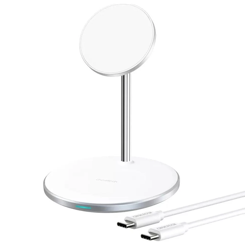 2-in-1 Magsafe Qi Belaidis įkroviklis Ir Lopšys + Usb-c Kabelis, Baltas