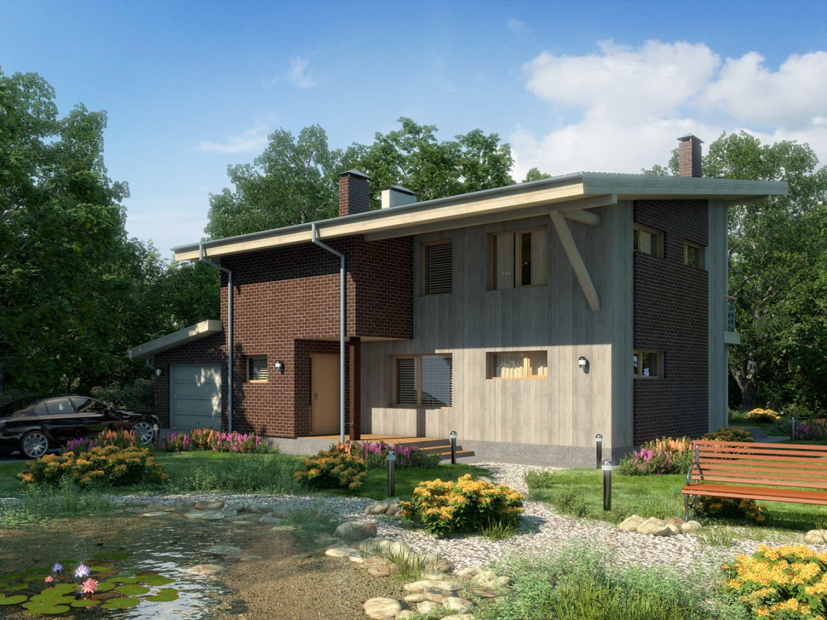 Modernus namo projektas „Alandas-2“