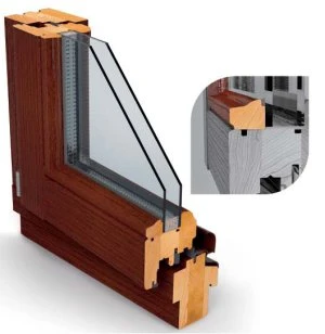 Medinis profilis balkonų stiklinimui