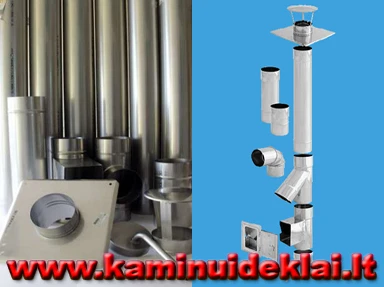 Kaminai, kaminų įdėklai