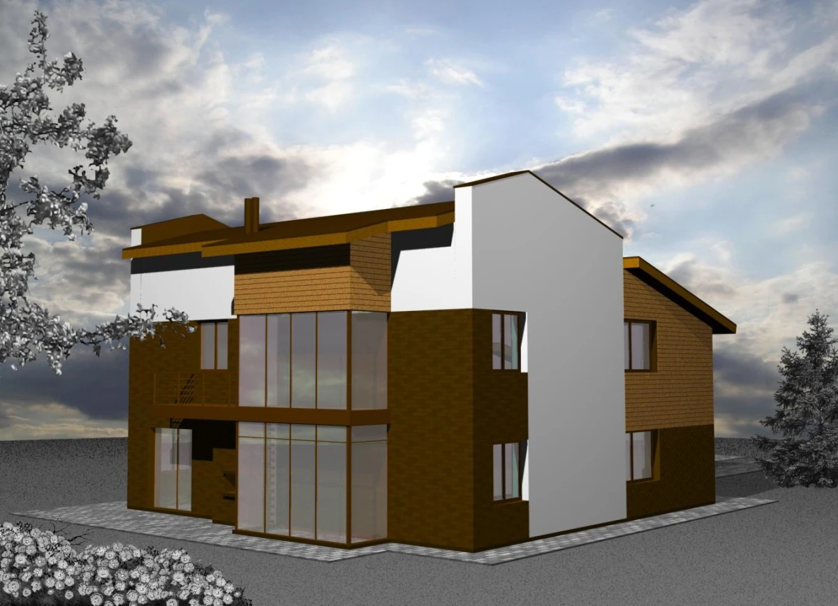 Gyvenamojo namo projektas AURIS