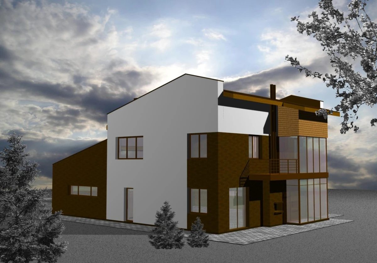 Gyvenamojo namo projektas AURIS
