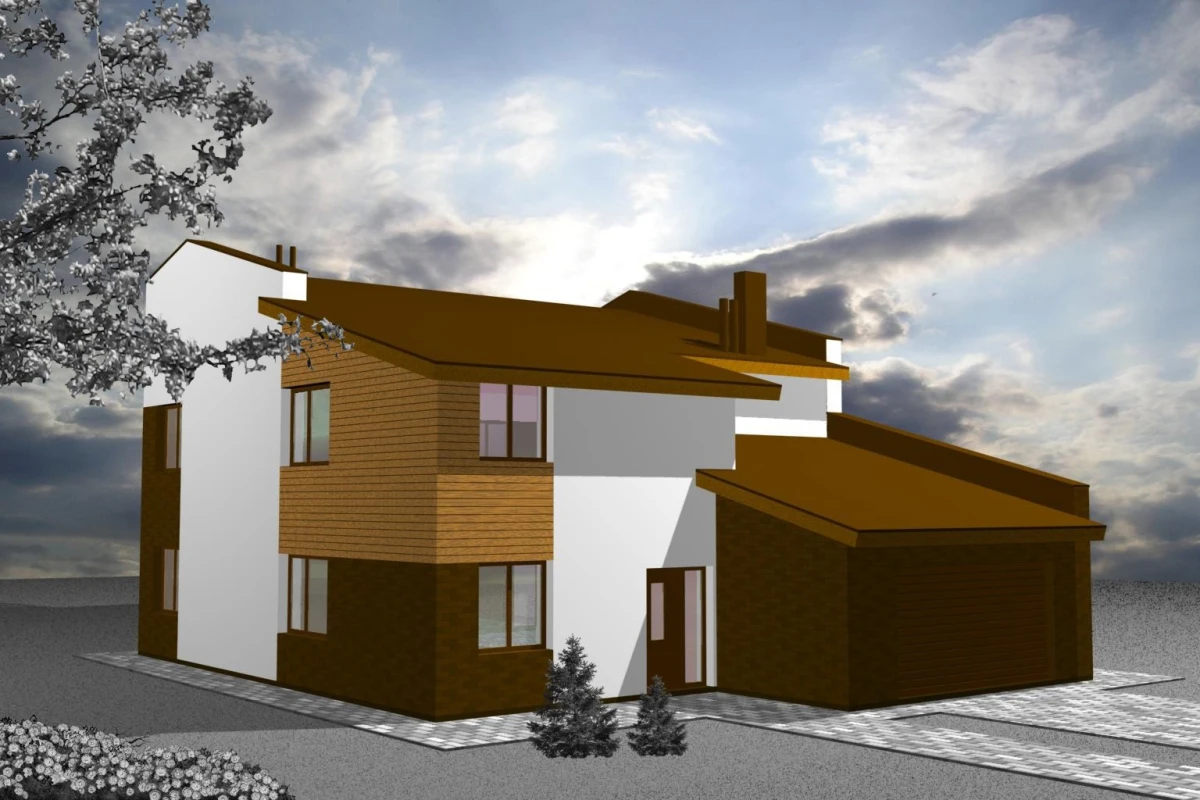 Gyvenamojo namo projektas AURIS