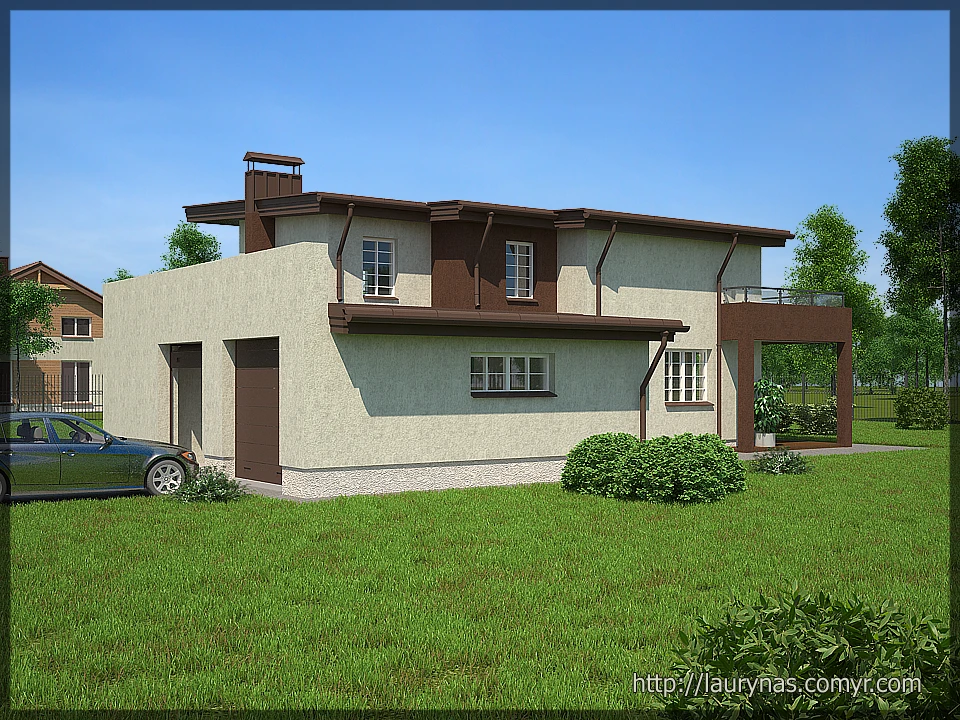 Dviejų aukštų namo projektas 11-05