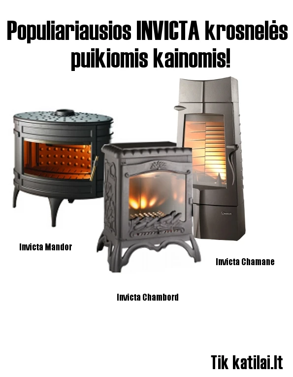 Šildymo krosnelės ir židiniai Jums į namus