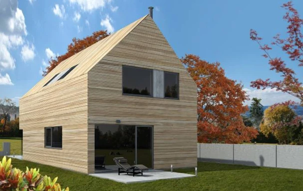 Vieno aukšto su mansarda namo projektas Atlanta